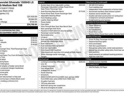 Used 2001 Chevrolet Silverado 1500 LS image 2