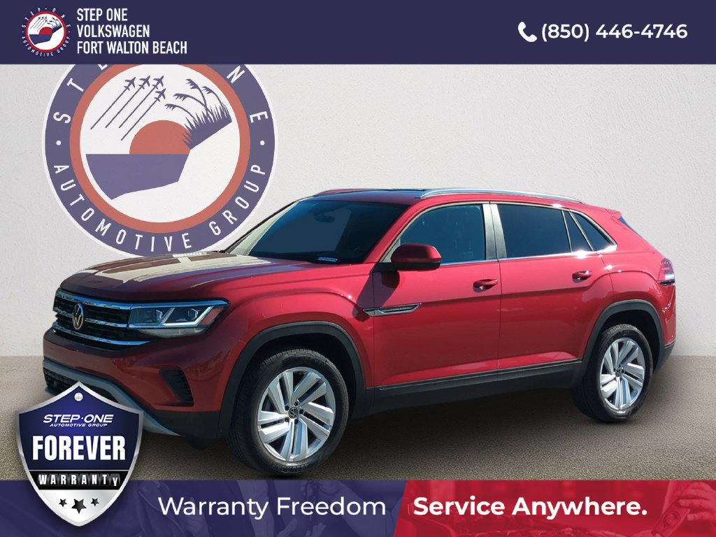Used 2023 Volkswagen Atlas Cross Sport SE w/ Panoramic Sunroof Package FWD image 1