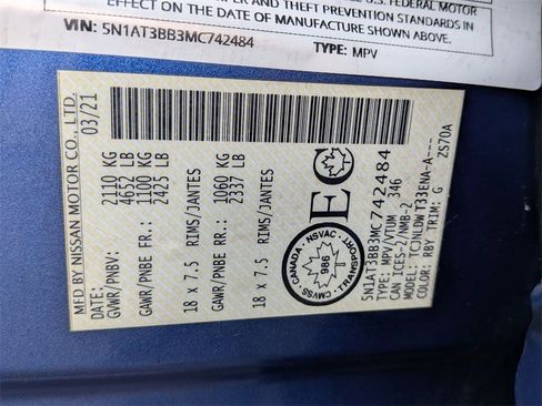 Used 2021 Nissan Rogue SV image 25