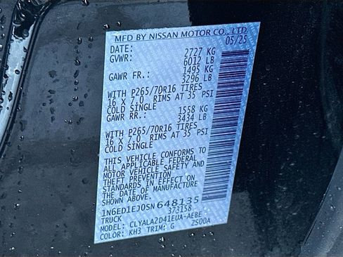 Used 2025 Nissan Frontier S w/ S Utility Package image 27