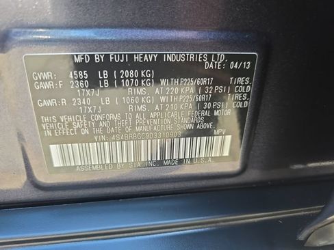 Used 2013 Subaru Outback 2.5i Premium AWD/4WD image 25