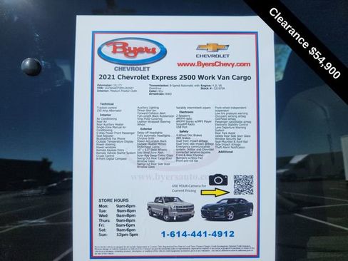 Used 2021 Chevrolet Express 2500 image 10