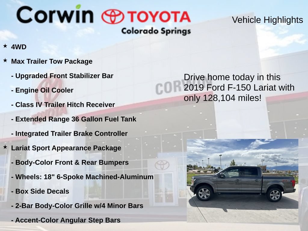 Used 2019 Ford F150 Lariat AWD/4WD image 7