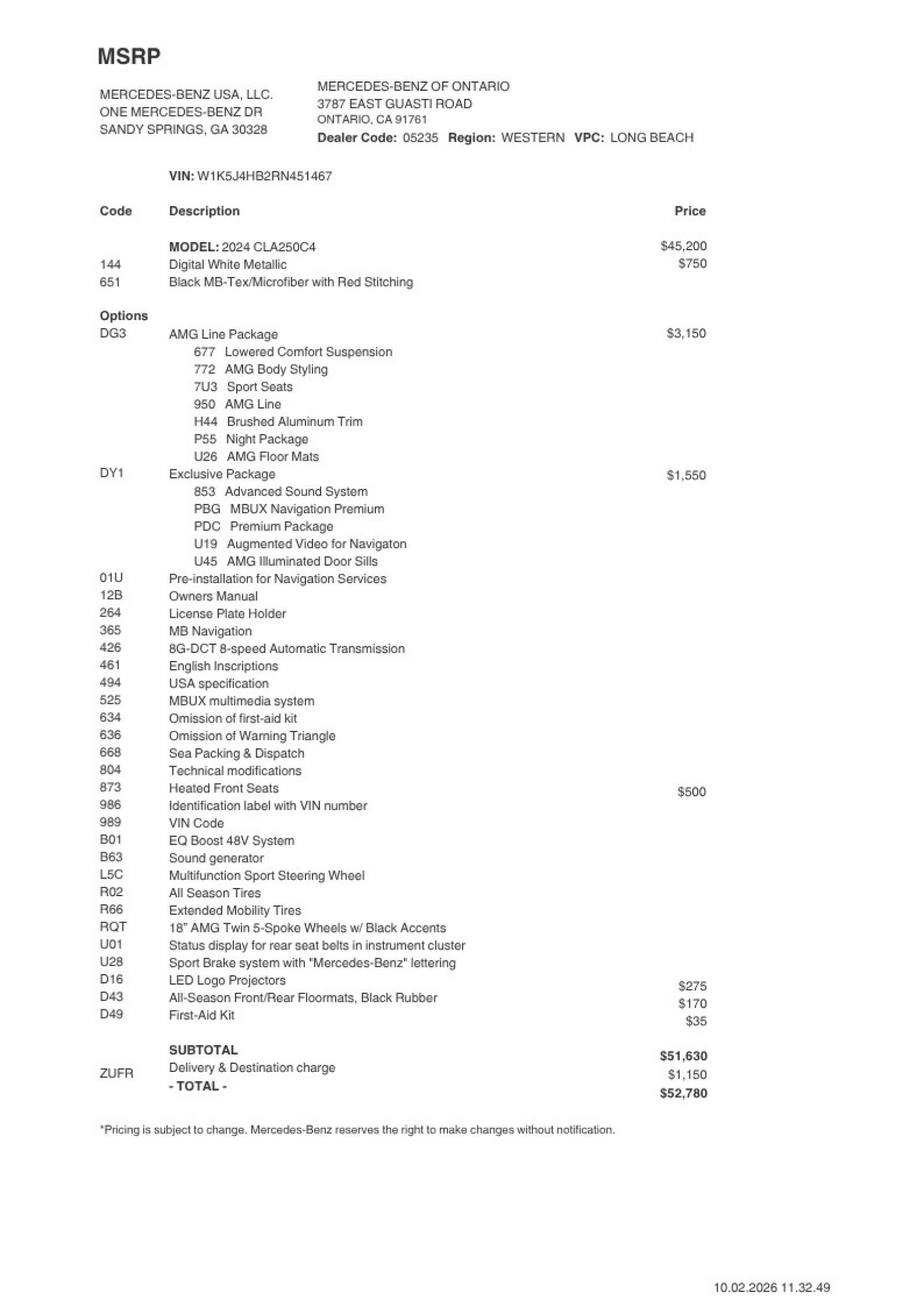 Certified 2024 Mercedes-Benz CLA 250 4MATIC image 2