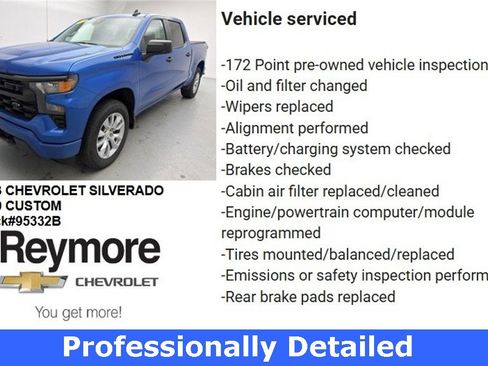 Certified 2023 Chevrolet Silverado 1500 Custom w/ LPO, Dark Essentials Package image 45