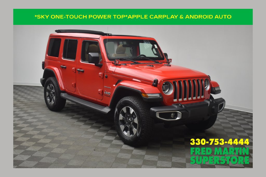 Used 2022 Jeep Wrangler Unlimited Sahara w/ LED Lighting Group AWD/4WD 360° Tour