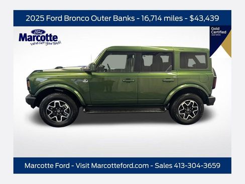 Certified 2025 Ford Bronco Outer Banks image 1