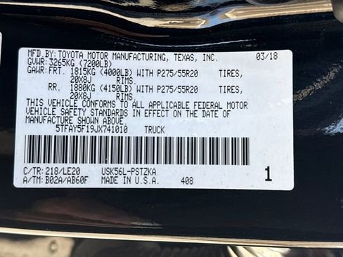 Used 2018 Toyota Tundra Platinum AWD/4WD image 30