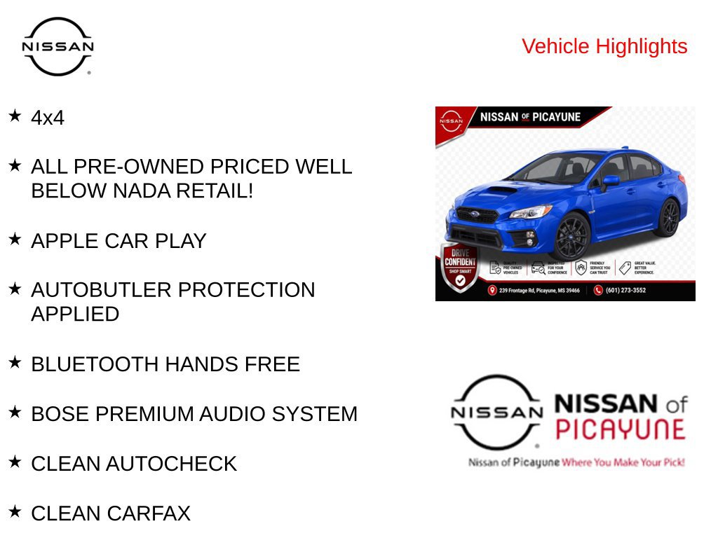 Used 2021 Subaru WRX Premium AWD/4WD image 11