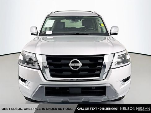 Certified 2024 Nissan Armada Platinum w/ Captain's Chairs Package AWD/4WD image 2