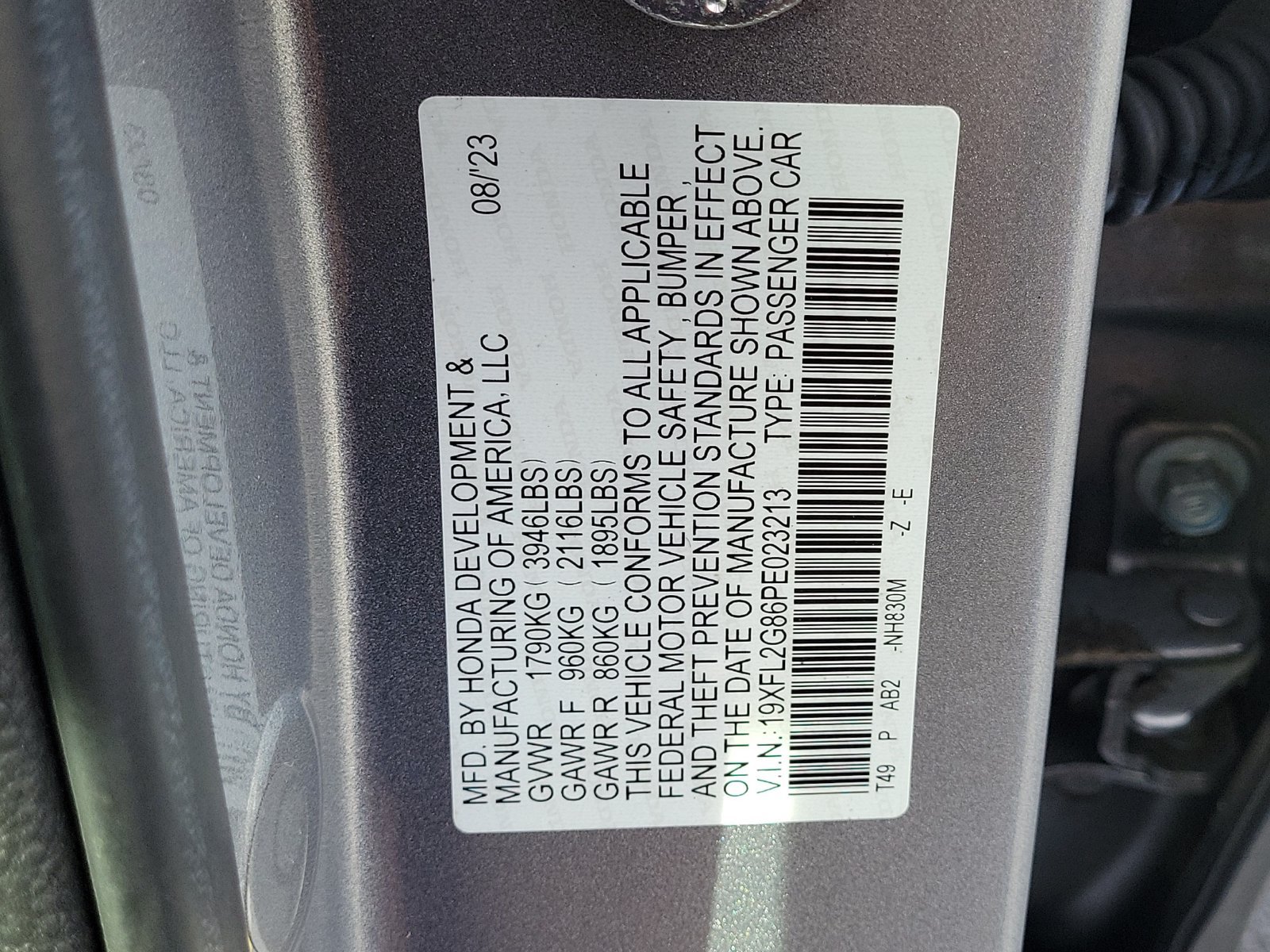 Used 2023 Honda Civic Sport image 28