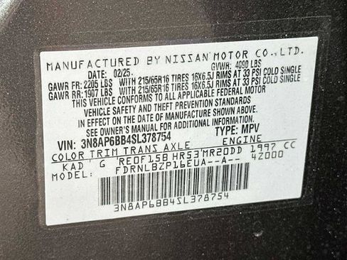 Certified 2025 Nissan Kicks S AWD/4WD image 28