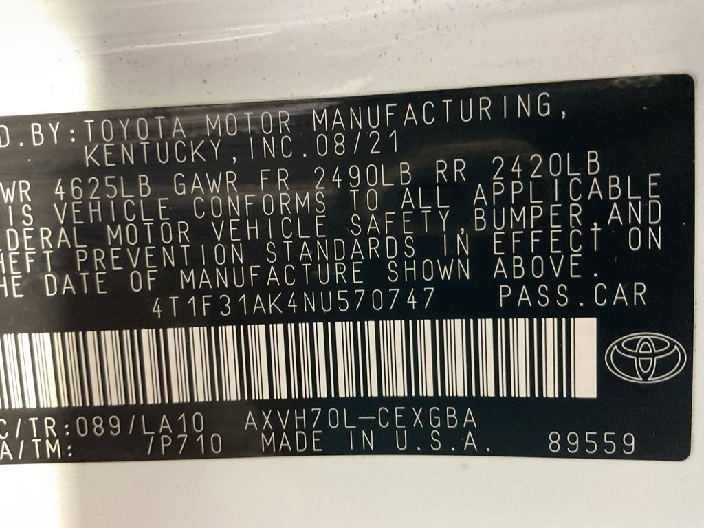 Used 2022 Toyota Camry XLE w/ Cold Weather Package FWD image 40