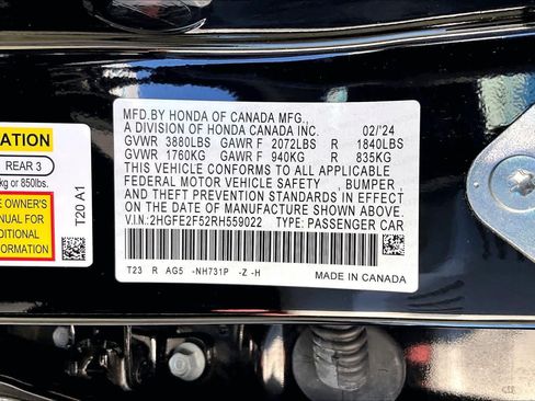 Used 2024 Honda Civic Sport image 34
