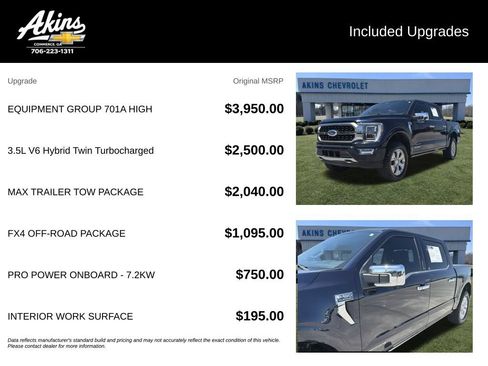 Used 2023 Ford F150 Platinum w/ Equipment Group 701A High AWD/4WD image 5