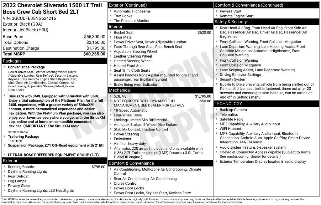 Used 2022 Chevrolet Silverado 1500 LT Trail Boss AWD/4WD image 26