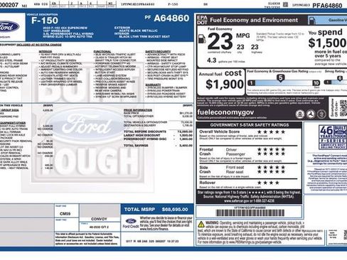 Used 2023 Ford F150 Lariat w/ Equipment Group 502A High AWD/4WD image 21