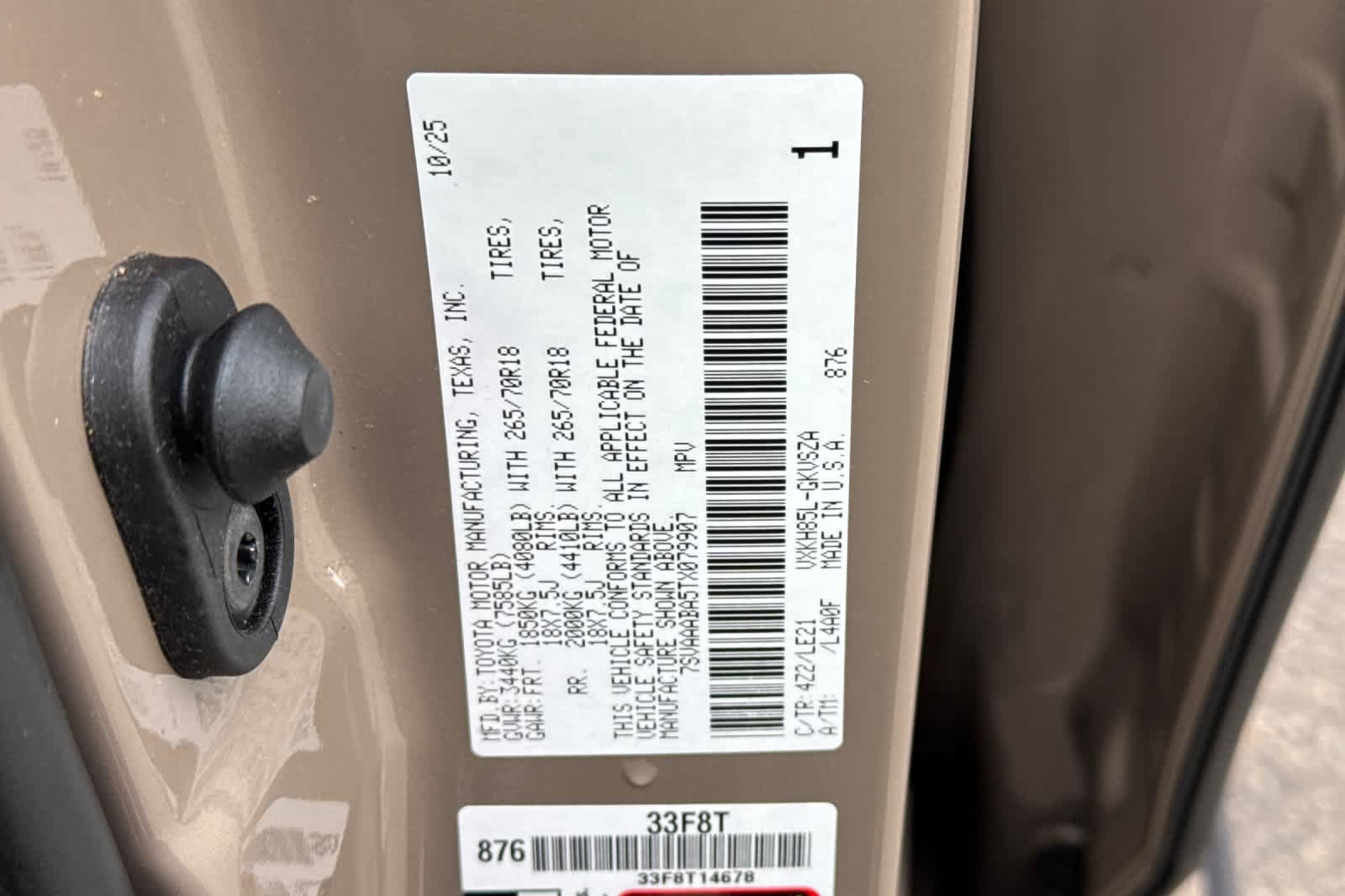Certified 2026 Toyota Sequoia SR5 w/ SR5 Premium Package AWD/4WD image 34
