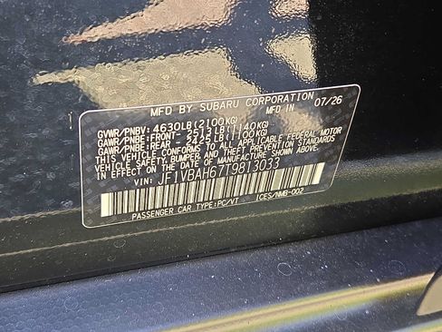 New 2026 Subaru WRX Premium AWD/4WD image 9