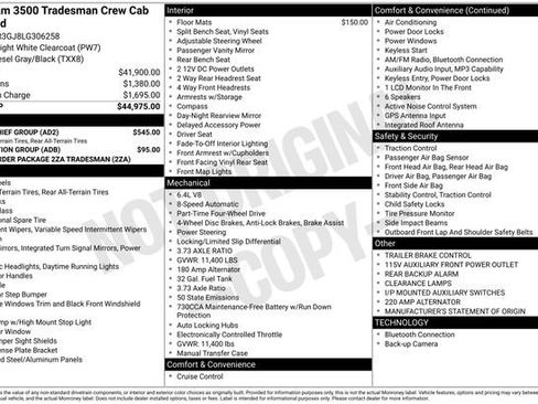 Used 2020 RAM 3500 Tradesman w/ Snow Chief Group image 47