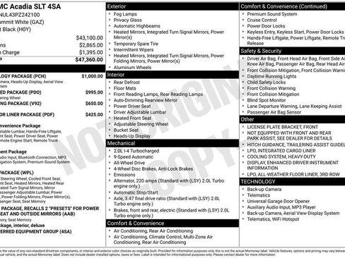 Certified 2023 GMC Acadia SLT w/ Technology Package AWD/4WD image 2