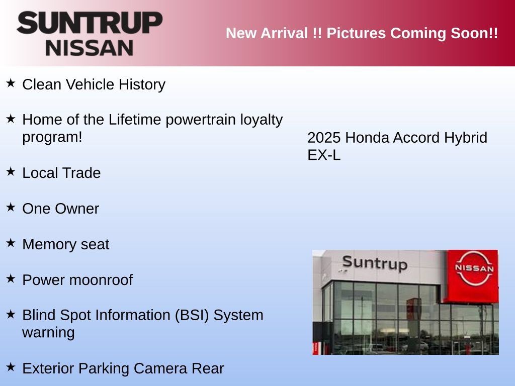 Used 2025 Honda Accord EX-L image 2