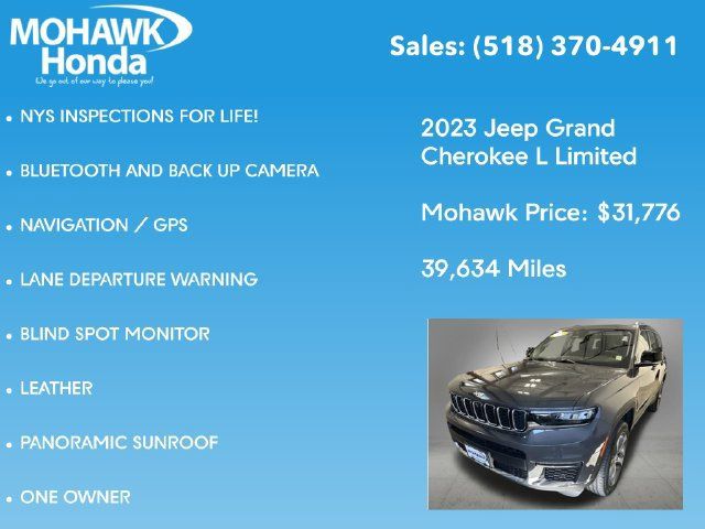 Used 2023 Jeep Grand Cherokee L Limited w/ Luxury Tech Group II AWD/4WD image 7