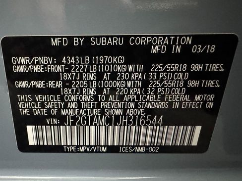 Used 2018 Subaru Crosstrek 2.0i Limited AWD/4WD image 29