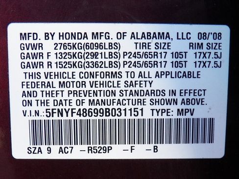 Used 2009 Honda Pilot EX-L image 34