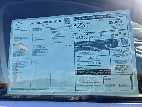 New 2025 Nissan Pathfinder SV w/ Black Appearance Package image 41