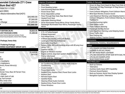 New 2025 Chevrolet Colorado Z71 w/ Midnight Edition image 4