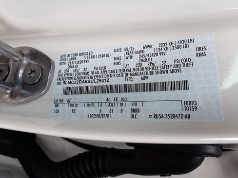 New 2025 Lincoln Corsair Reserve w/ Jet Appearance Package image 45