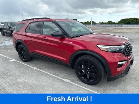 Used 2023 Ford Explorer ST-Line w/ Class IV Trailer Tow Package RWD image 17