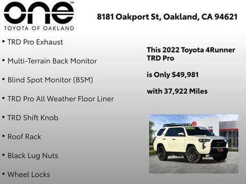 Certified 2022 Toyota 4Runner TRD Pro image 24