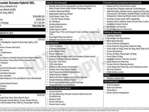 New 2024 Hyundai Sonata SEL image 34