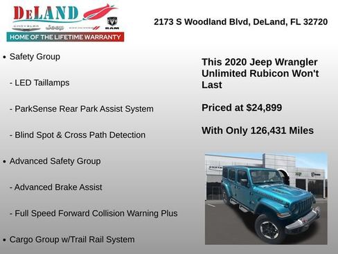 Used 2020 Jeep Wrangler Unlimited Rubicon AWD/4WD image 5