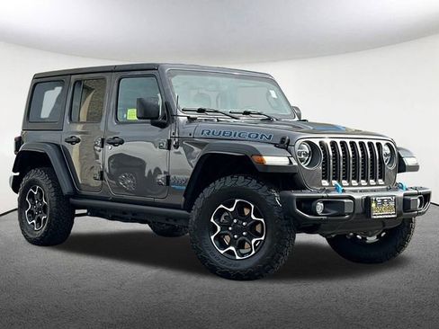 Used 2022 Jeep Wrangler Unlimited Rubicon 4xe w/ Cold Weather Group image 2