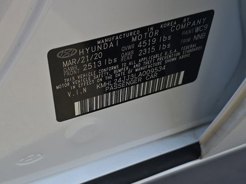 Used 2020 Hyundai Sonata Blue image 30