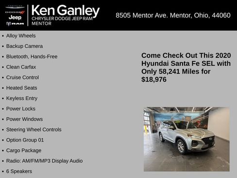 Used 2020 Hyundai Santa Fe SEL w/ Cargo Package image 5