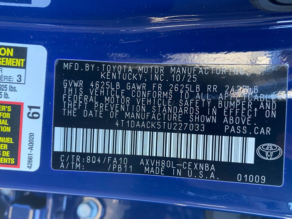 Used 2026 Toyota Camry LE FWD image 20