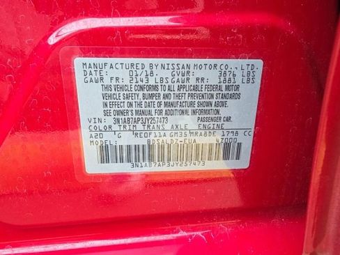 Used 2018 Nissan Sentra SV w/ Protection Package FWD image 28