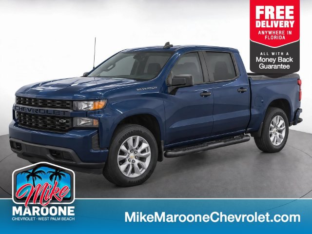 Used 2021 Chevrolet Silverado 1500 Custom w/ LPO, Dark Essentials Package RWD image 1