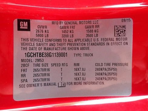 Used 2016 Chevrolet Colorado W/T AWD/4WD image 13