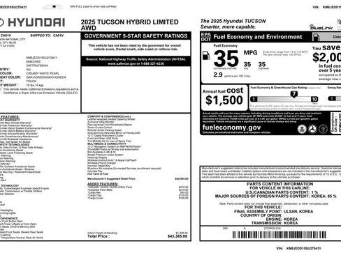 Used 2025 Hyundai Tucson Limited image 4