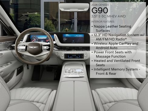 New 2026 Genesis G90 3.5T AWD/4WD image 17