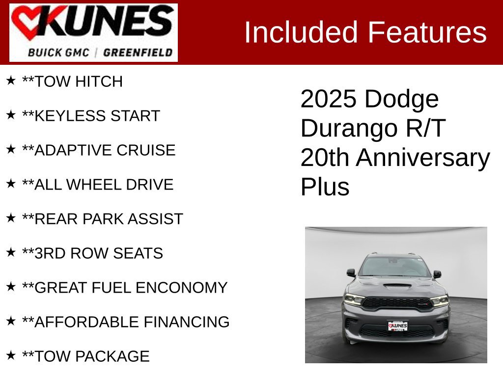 Used 2025 Dodge Durango R/T AWD/4WD image 3