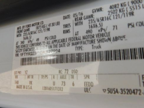 Used 2016 Ford Transit 250 148 Low Roof image 13