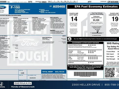 Used 2012 Ford F150 Lariat w/ Lariat Plus Pkg AWD/4WD image 30
