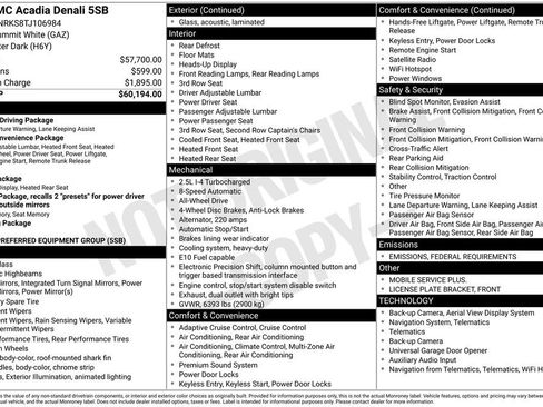 New 2026 GMC Acadia Denali image 6