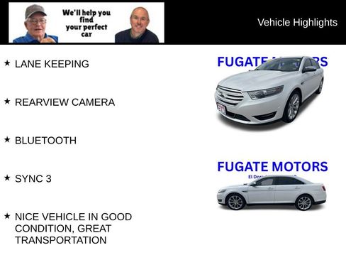Used 2015 Ford Taurus Limited w/ Equipment Group 301A FWD image 9
